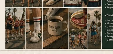 Corredores y detalles visuales de Milla Extra Society