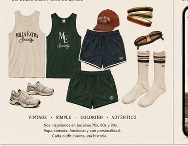 Guia de estilo y vestuario Milla Extra Society